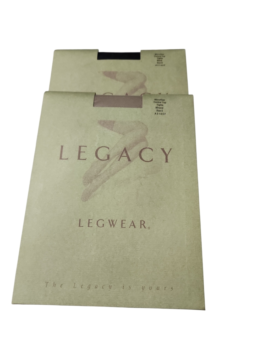 Legacy legwear microfiber control top tights  size E set